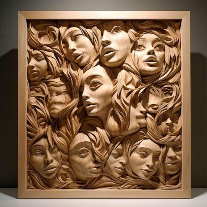 نموذج ثلاثي الأبعاد لآلة CNC 3D Art 